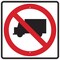 Brady Traffic Sign, 24 in H, 24 in W, Aluminum, Square, No Text, 94163 94163 - alternate 1